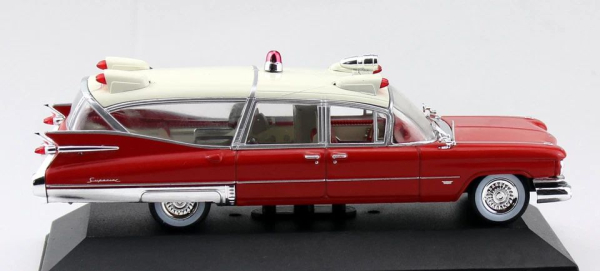 Atlas Cadillac Miller Meteor Ambulance 1959 DieCast Model (10400)